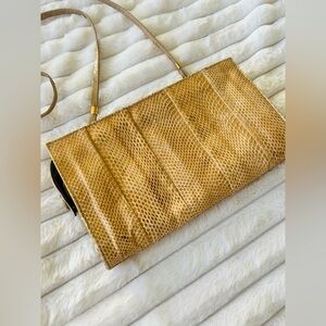 VINTAGE 70s Mastercraft Snake Skin Purse